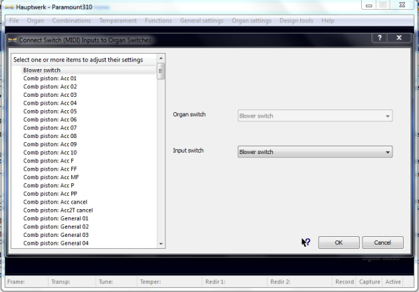 Connect Switch MIDI Inputs